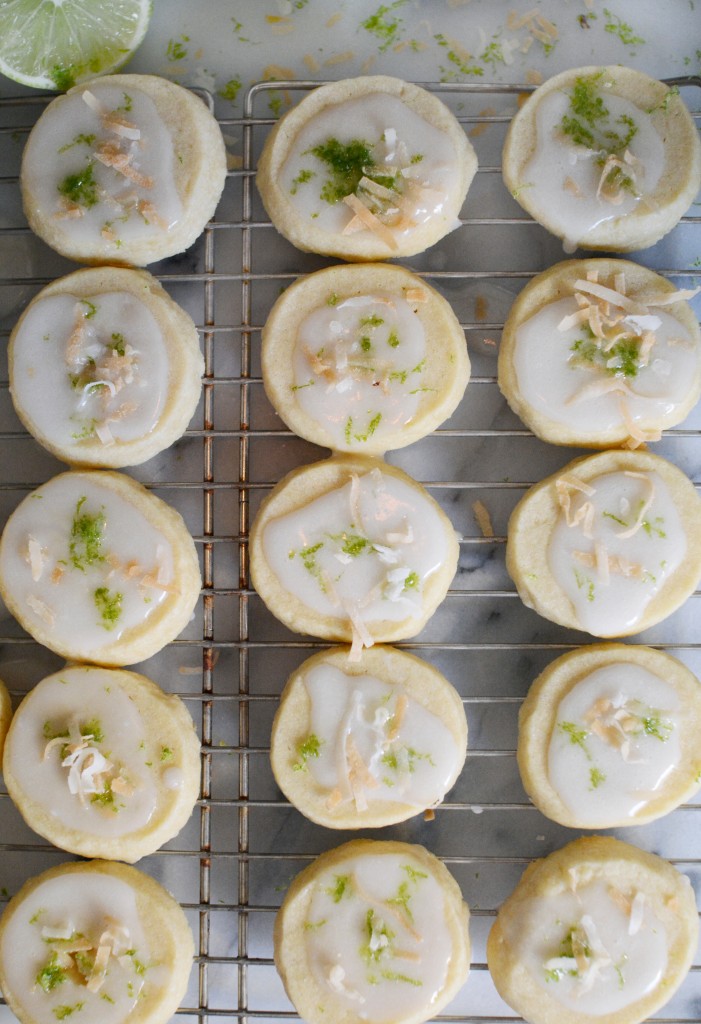 Coconut Lime Shortbread