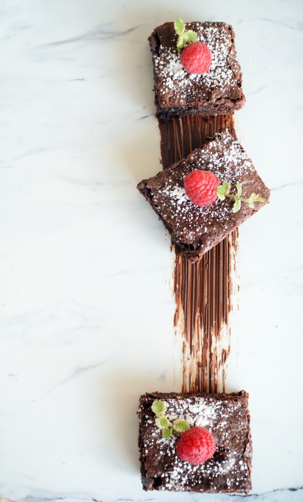 Triple Chocolate Brownies