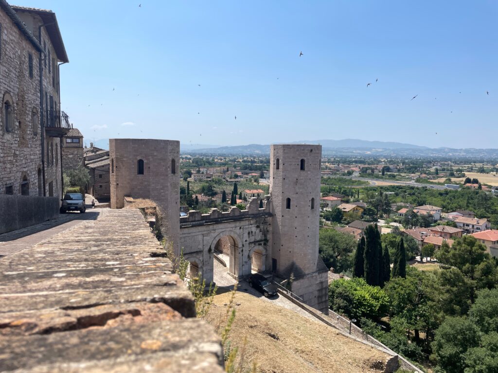 Scene from Spello, Italy